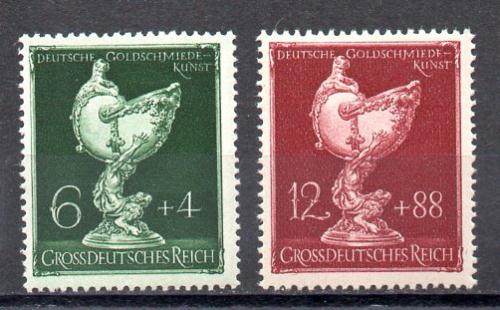 Alemania Imperio N&ordm; Yvert 812/813<br />
&nbsp;N&ordm; Michel&nbsp;902/03 (**)